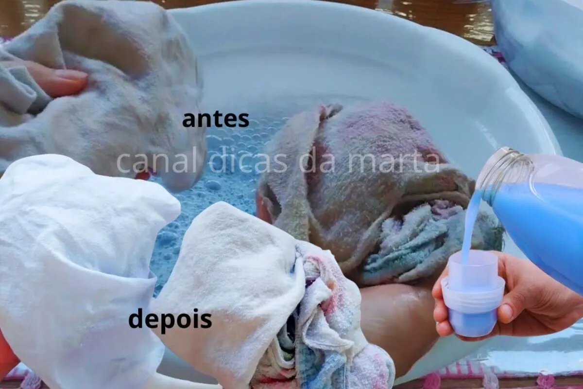 Alvejante caseiro que dá muito resultado na hora de lavar roupa encardida e manchada