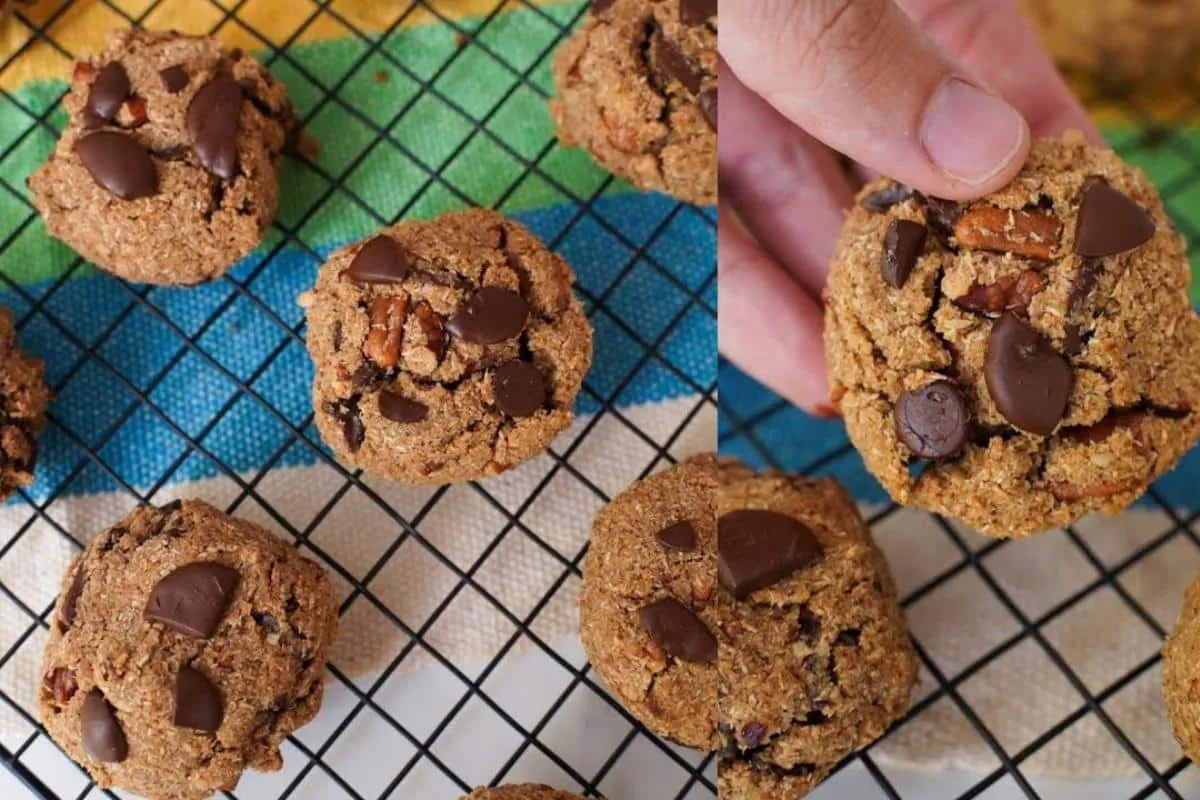 Aprenda a fazer cookie de chocolate mais saudável sem usar farinha de trigo
