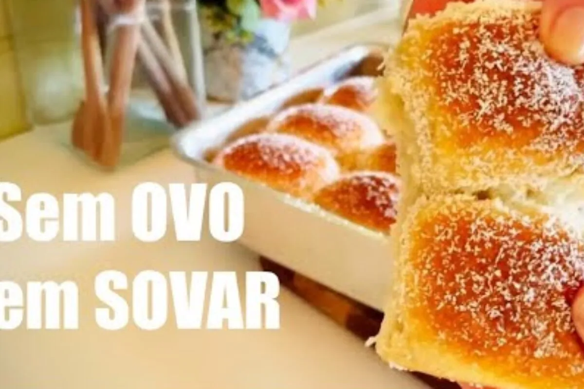 Aprenda a preparar rapidinho um pão caseiro sem ovo que não precisa sovar para o seu café da manhã