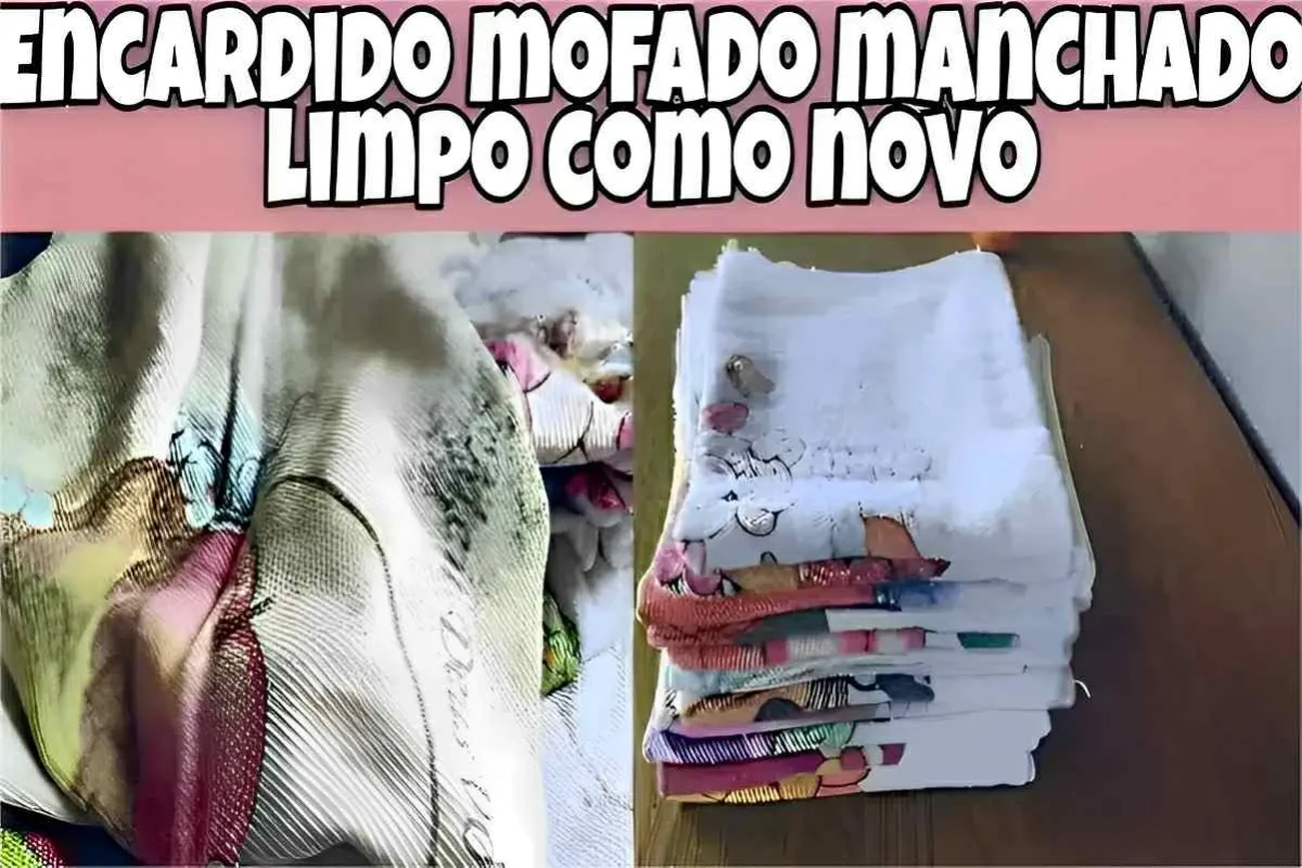 Aprendi como tirar manchas de panos de prato usando 3 ingredientes que eu tenho no armário