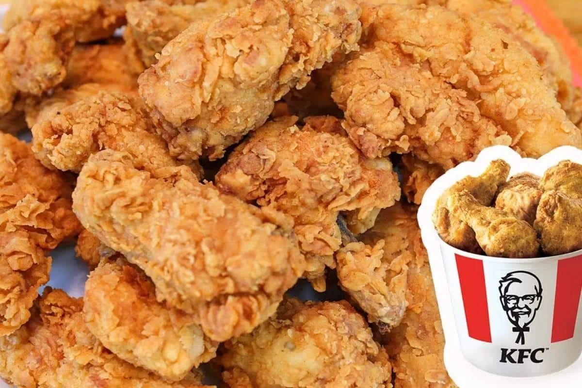 Aprendi o segredo para fazer o frango frito do KFC sequinho por fora e suculento por dentro