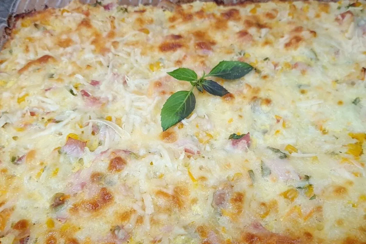 Arroz de forno cremoso muito saboroso e gostoso para qualquer dia da semana