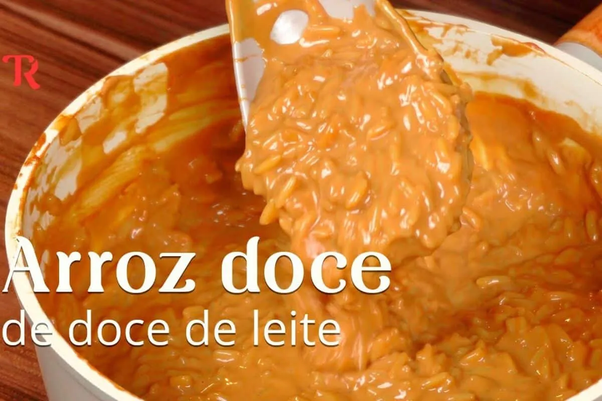 Arroz doce de doce de leite cremoso e irresistível para a sua mesa de doces no réveillon