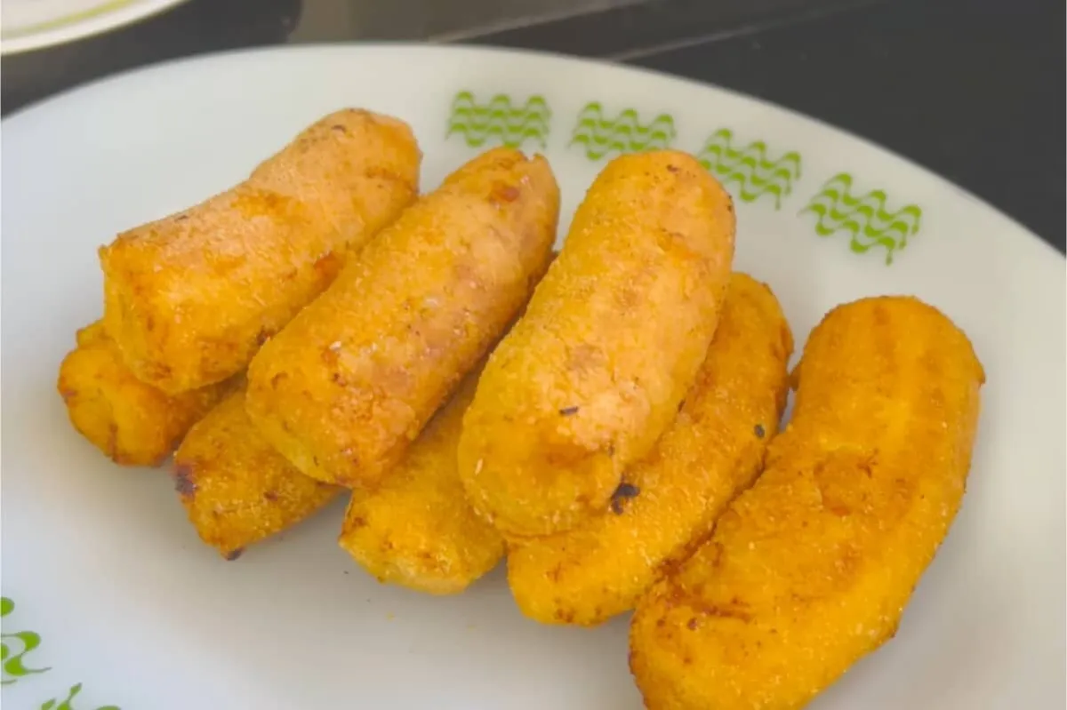 Banana frita de restaurante sequinha e perfeita para acompanhar sua ceia de Ano Novo