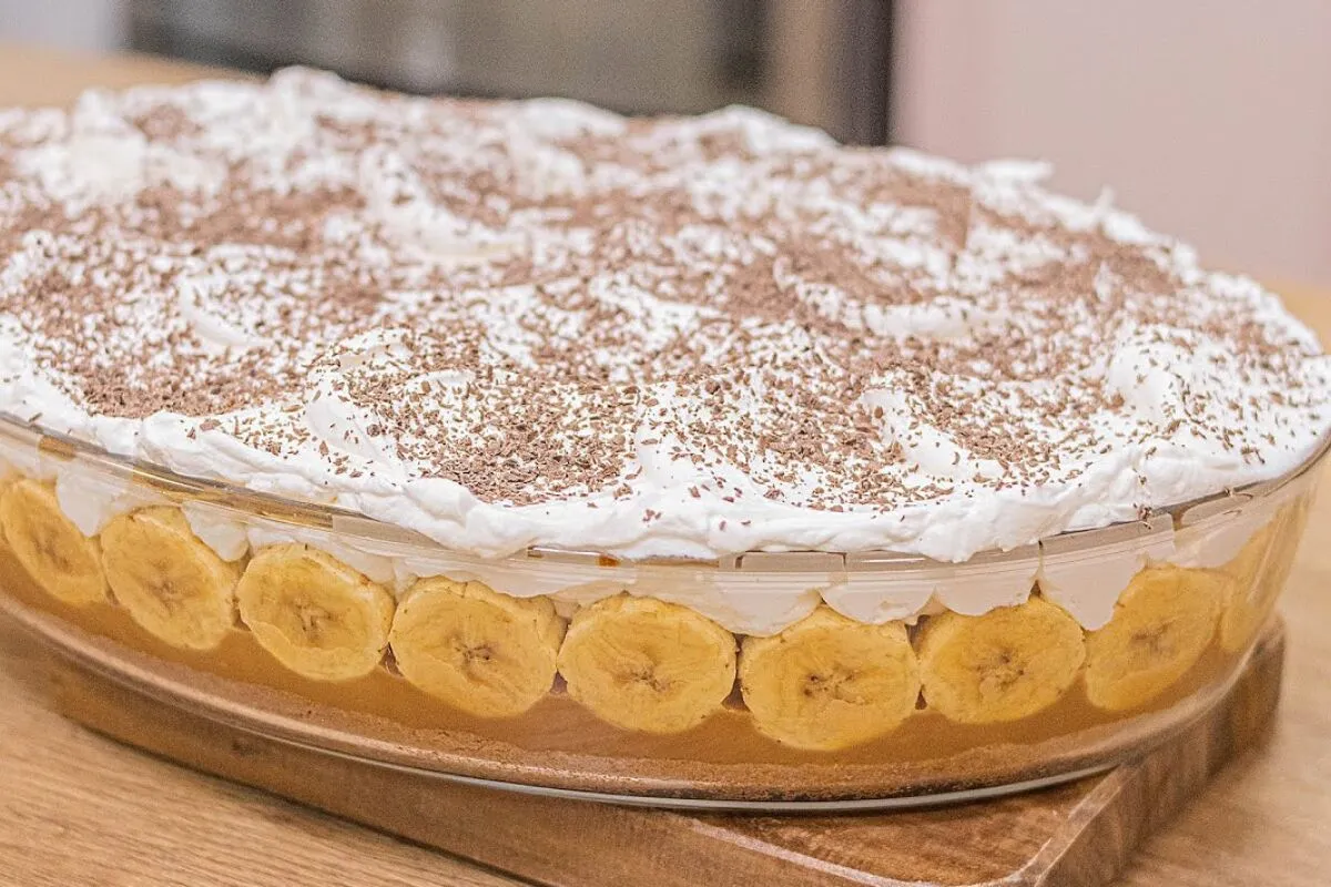 Banoffee na travessa: torta fácil de fazer e deliciosa demais para o seu Fim de Ano