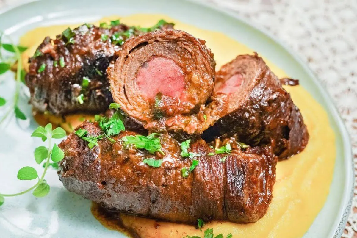 Bife a rolê gostoso e saboroso que nem esse você nunca comeu igual receita de chef