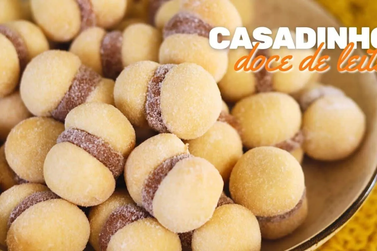Biscoito casadinho de doce de leite: leva só 4 ingredientes e fica uma delícia para qualquer hora