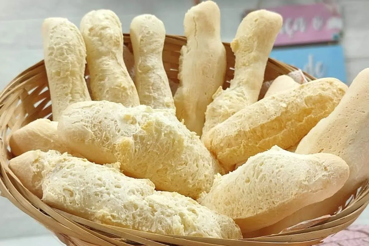 Biscoito de polvilho assado: com apenas 2 ingredientes eu fiz esses biscoitos de polvilho deliciosos