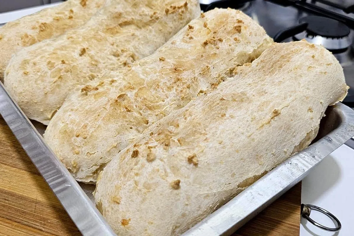 Biscoito de polvilho assado da vovó com 1 ovo só para o café da tarde