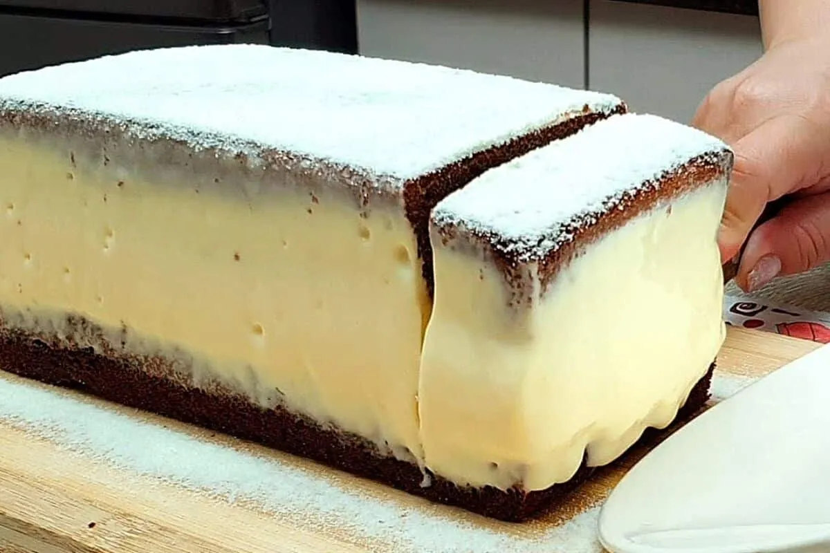 Bolo 2 amores, uma opção simples e perfeita com muito recheio, para deixar o seu café especial