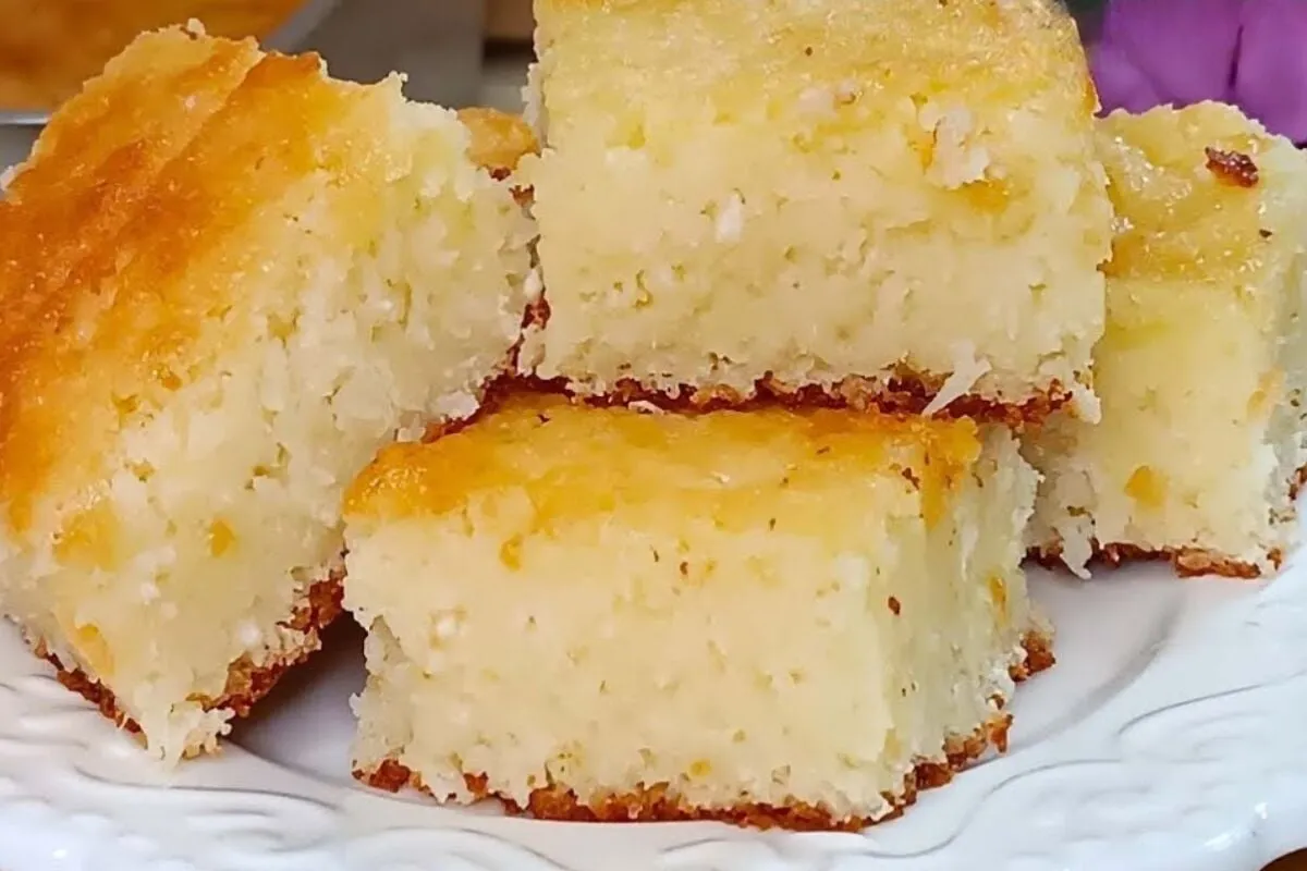 Bolo bombocado: cremoso, molhadinho e com sabor de receita de vó feita com carinho
