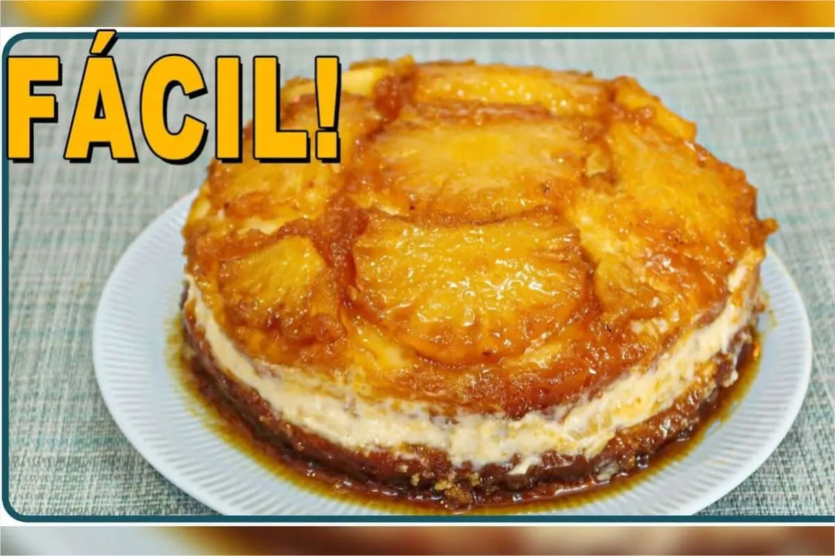 Bolo de abacaxi com creme especial: surpreenda todos com essa delícia no seu café da tarde