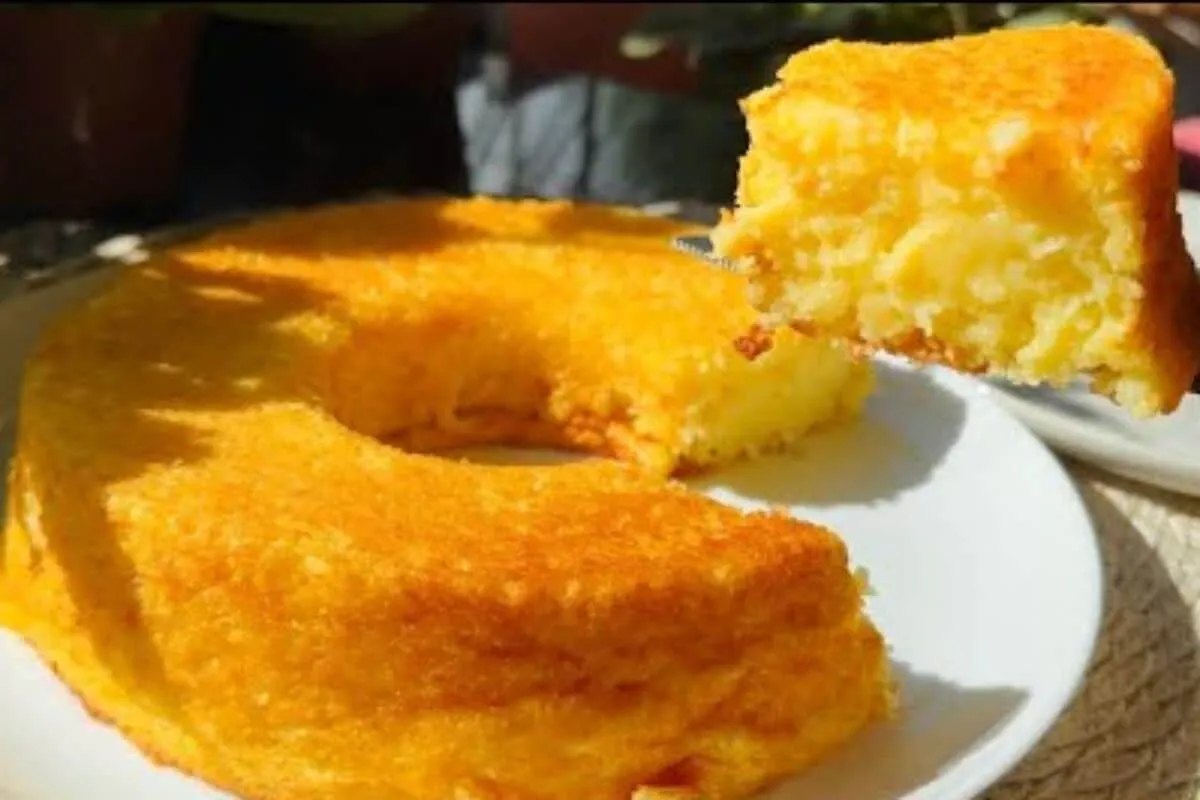 Bolo de aipim ou macaxeira mais gostoso da vida para o seu café da tarde