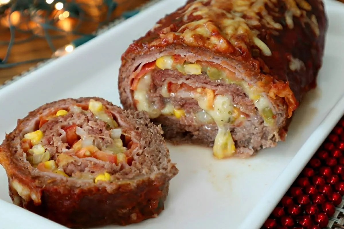 Bolo de carne molhadinho e bem recheado um prato delicioso para toda a família