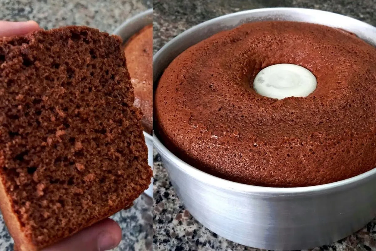Bolo de chocolate de liquidificador fofinho, rápido e o jeito mais fácil de fazer