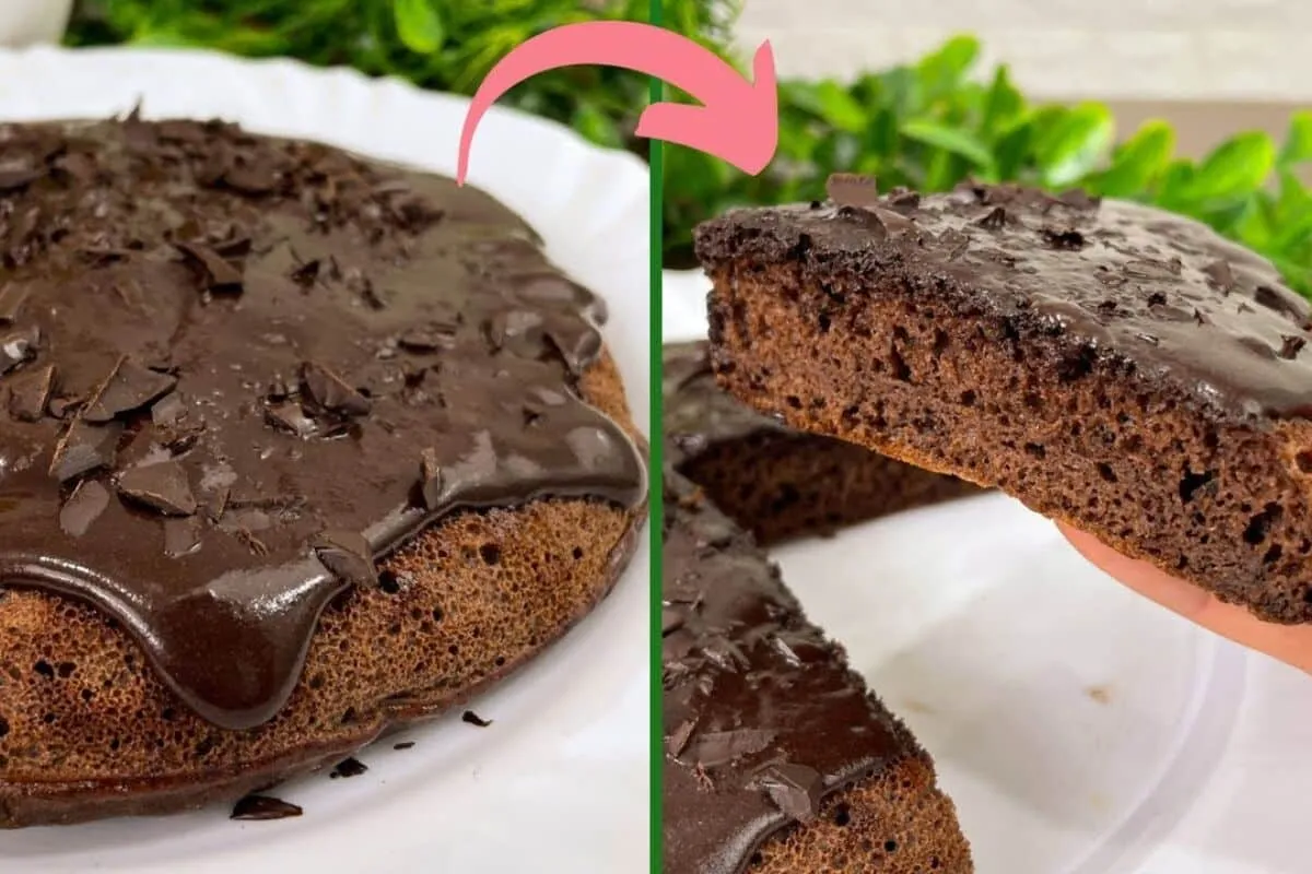 Bolo de chocolate na frigideira: o bolo rápido e prático para matar a vontade de doce
