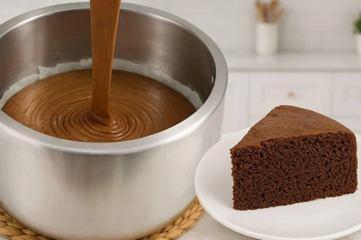 Bolo de chocolate na panela de pressão que fica pronto em 15 minutinhos e todos vão amar