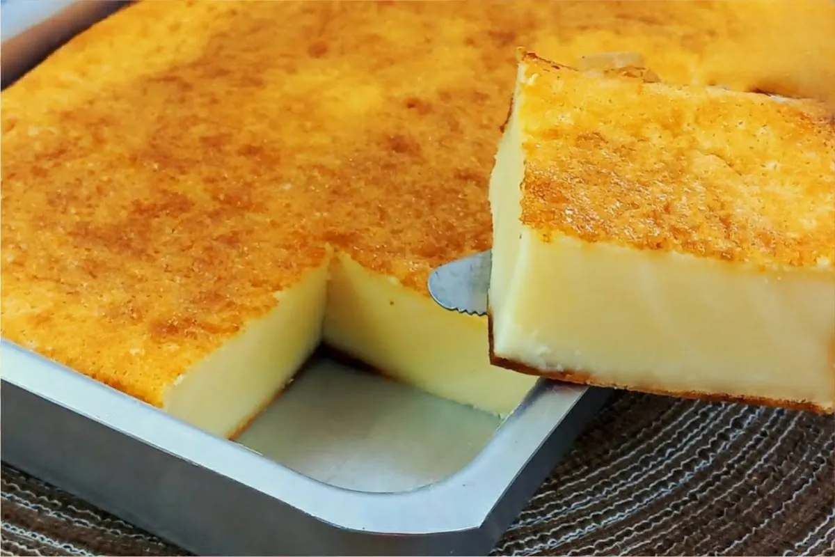 Bolo de leite ou bolo nordestino um bolo bem cremoso muito simples de fazer