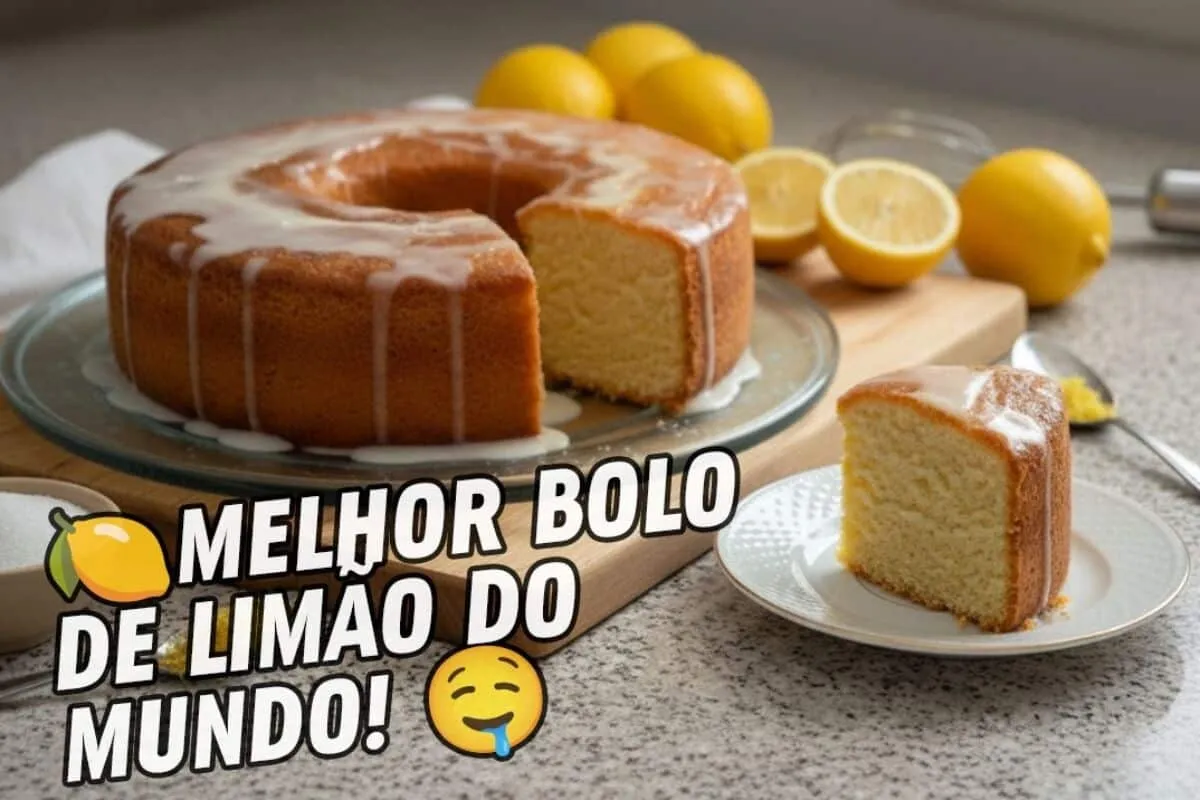 Bolo de limão fofinho e úmido: veja como fazer a receita que tem o fondant mais delicioso de todos