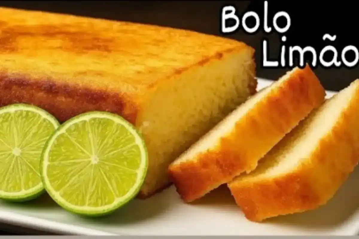 Bolo de limão italiano com textura leve e pronto em apenas 5 minutos para o seu lanche