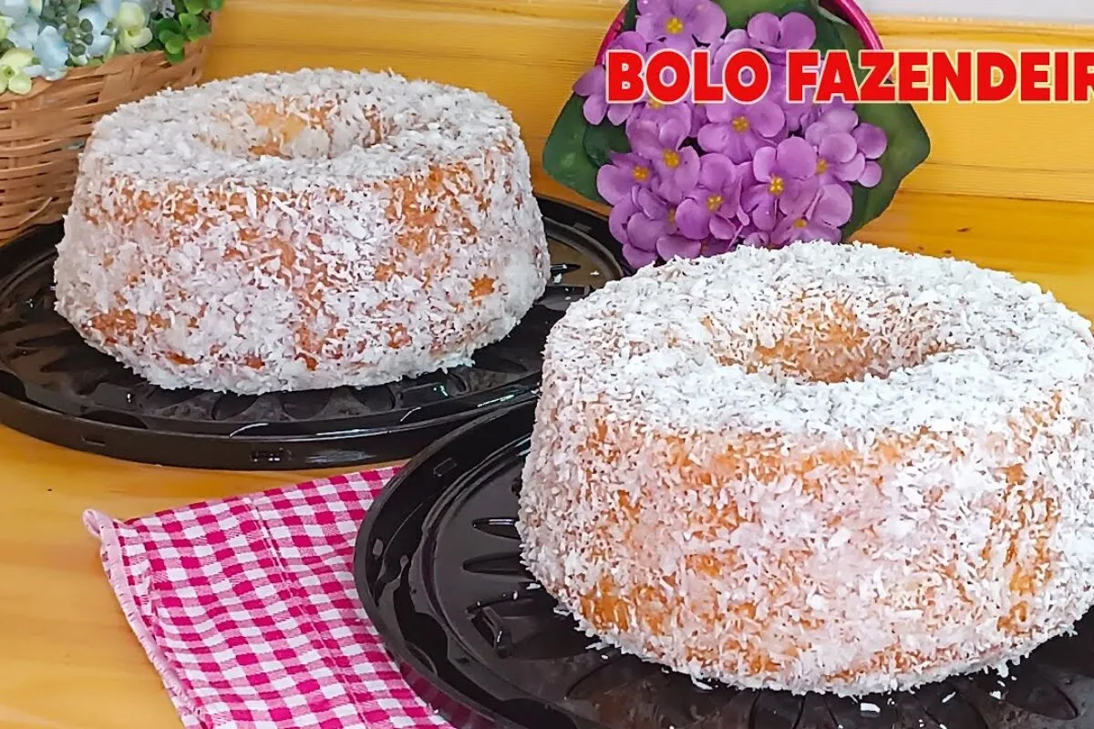 Bolo fazendeiro fácil de fazer com sabor único que faz sucesso em qualquer dia da semana