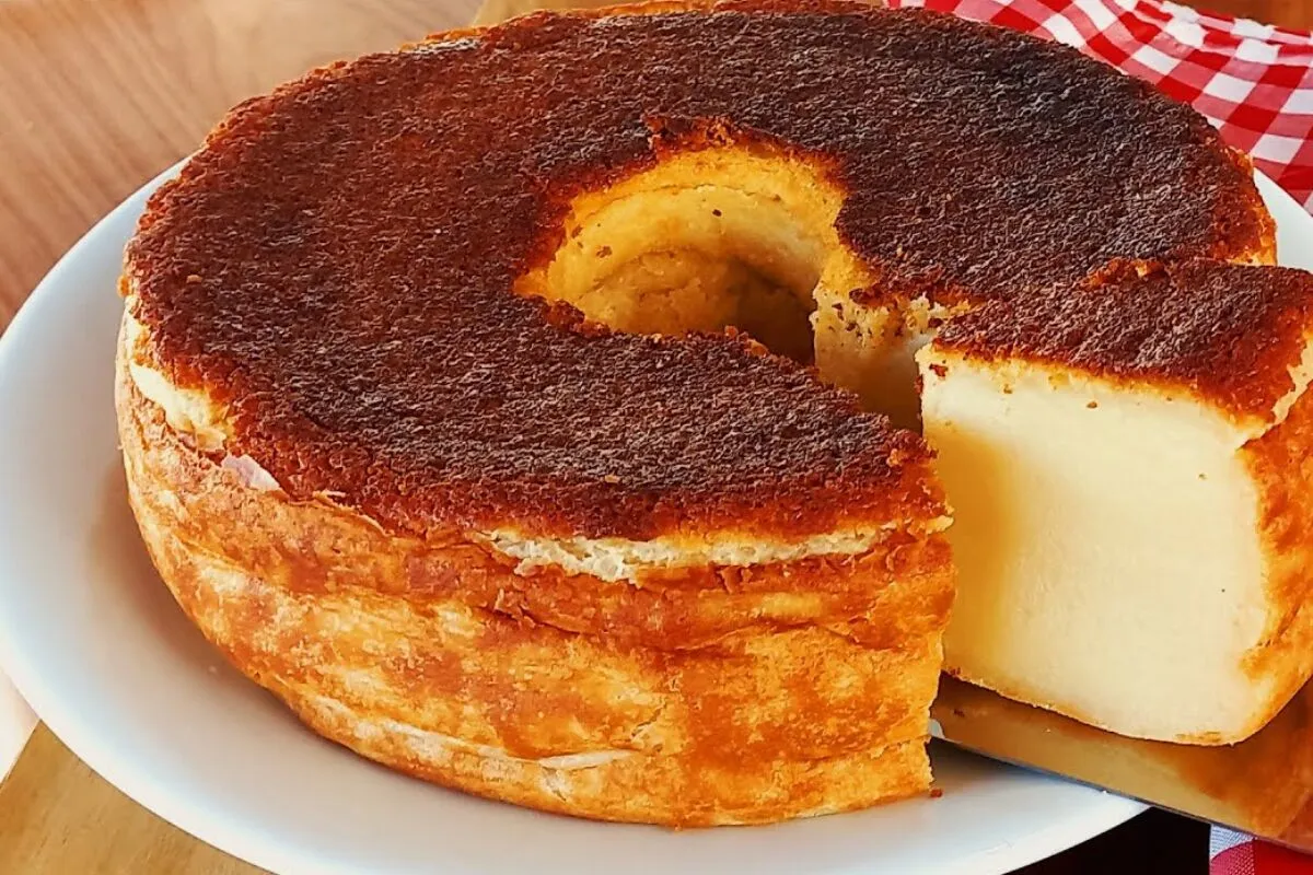 Bolo nordestino: bolo de leite, bolo mole de liquidificador, muito gostoso e fácil