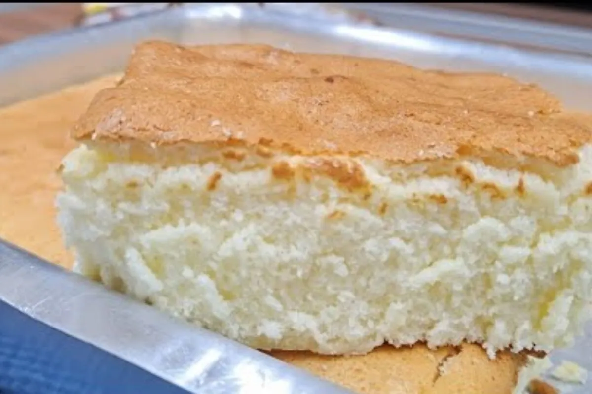 Bolo nuvem de algodão: somente 3 ingredientes e sem trigo, receita fofíssima