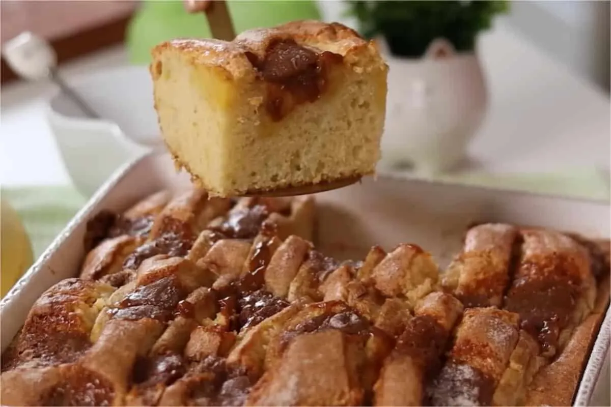Bolo piquenique de banana com doce de leite: ótimo para o café ou até mesmo para sobremesa