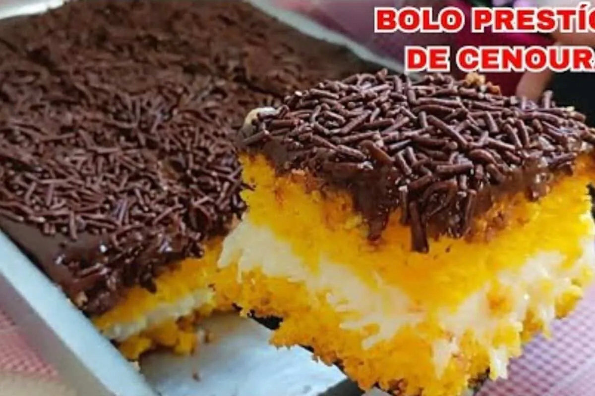 Bolo prestígio de cenoura diferente e irresistível para deixar o café da tarde mais especial