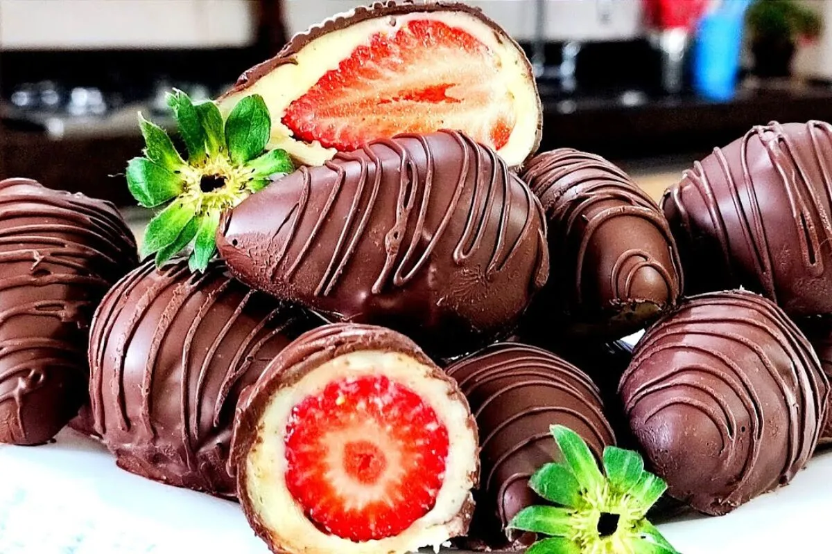 Bombom de morango: não existe outro docinho mais irresistível do que esse