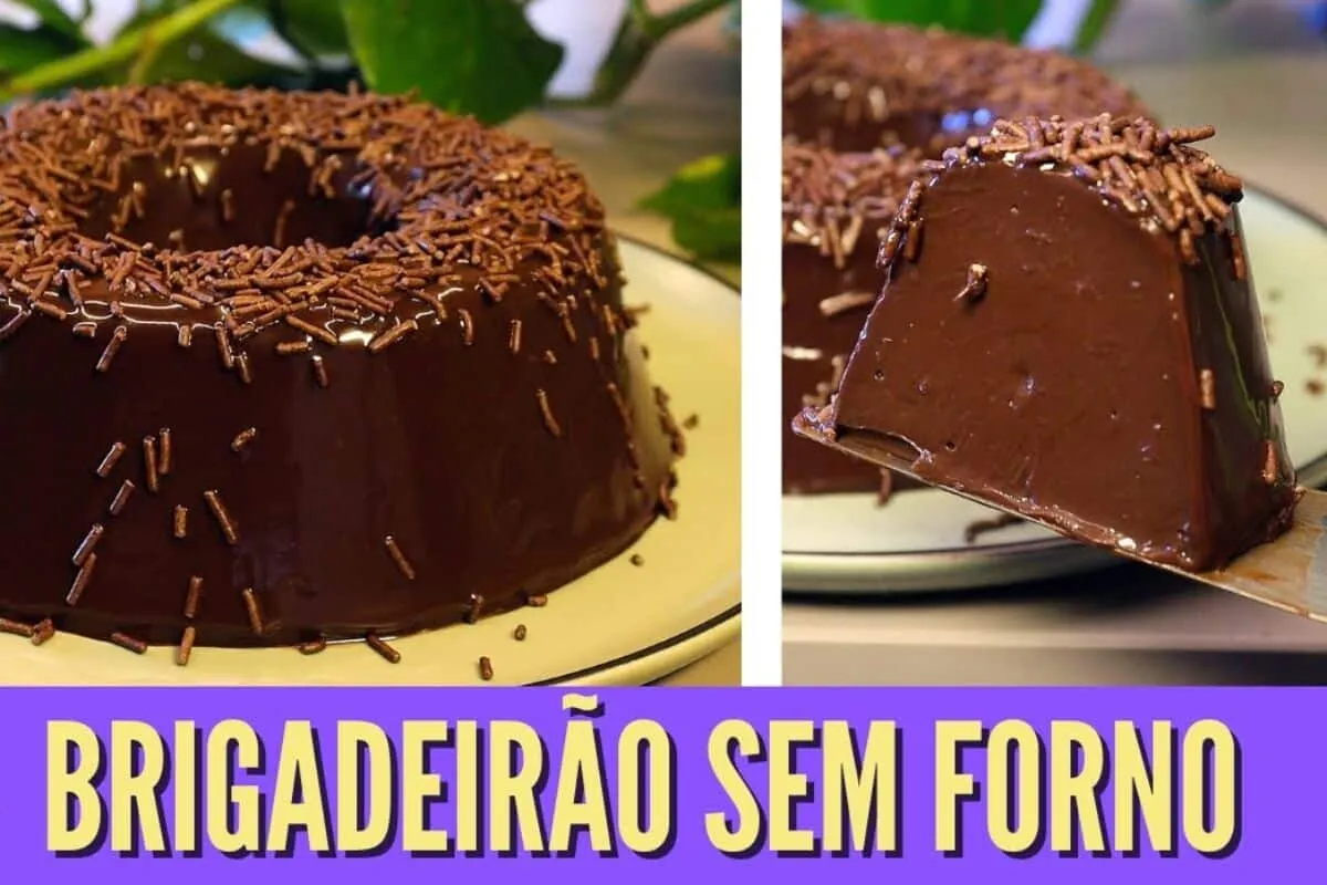 Brigadeirão sem forno e sem fogo, feito em apenas 5 minutos, perfeito para o fim de semana