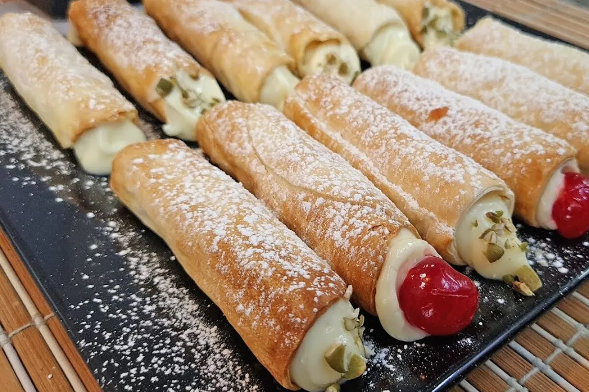 Cannoli: aprenda a fazer essa gostosura na Airfryer usando massa de pastel
