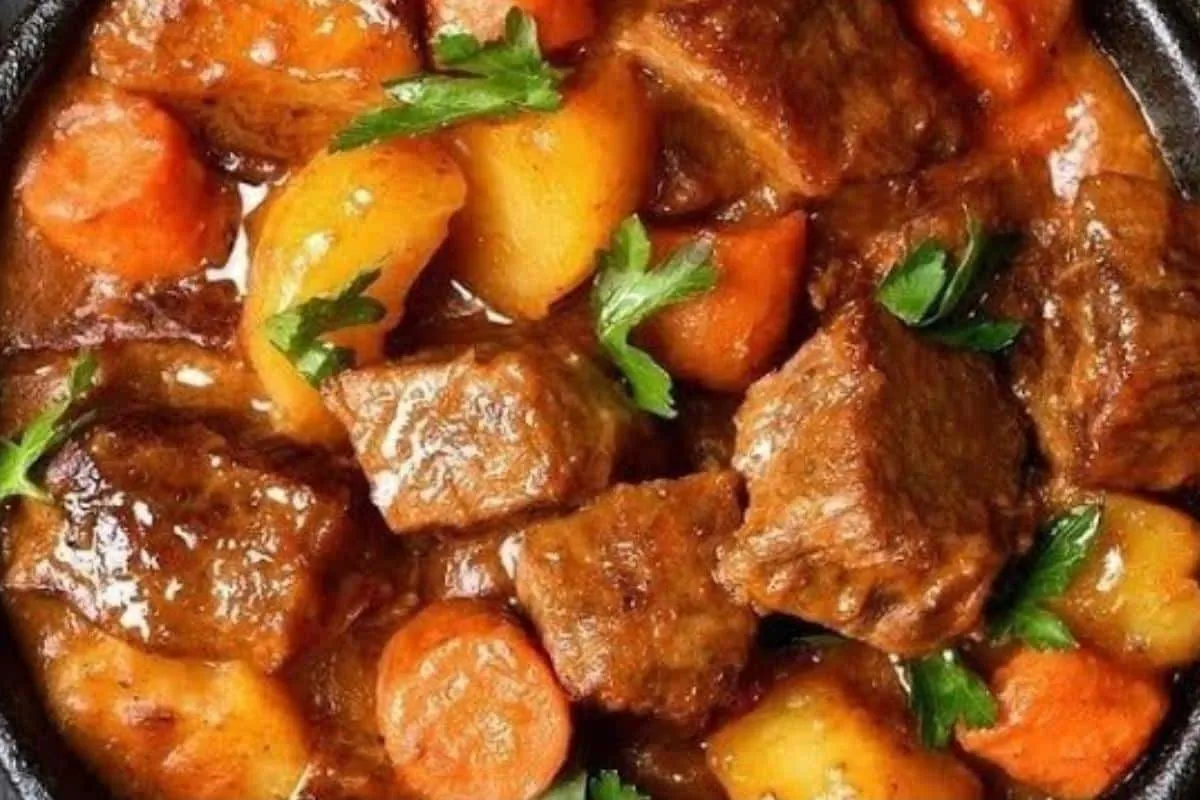 Carne de panela com legumes: receita da minha mãe, nunca comi melhor que essa