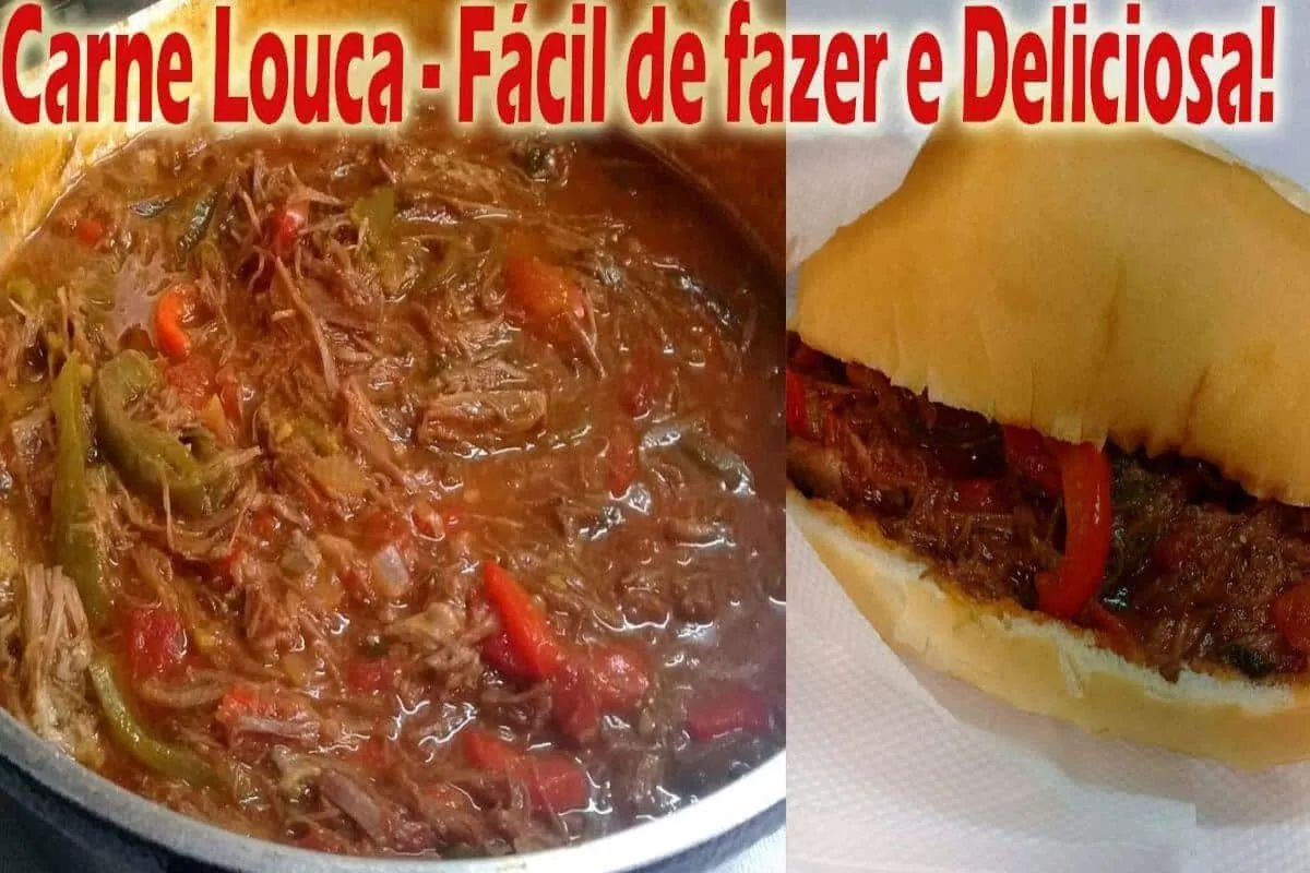 Carne louca a mais saborosa de todas sirva no pão francês e deixe todo mundo querendo mais