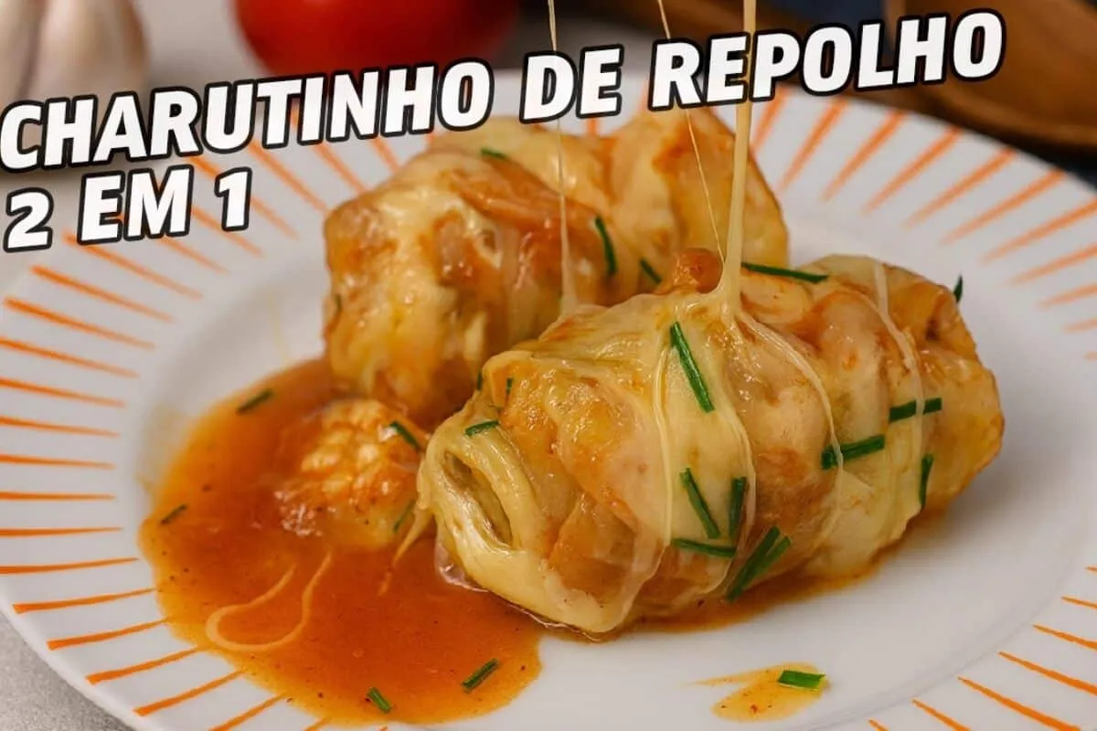 Charutinho de repolho 2 em 1 receita fácil e deliciosa para você fazer hoje mesmo