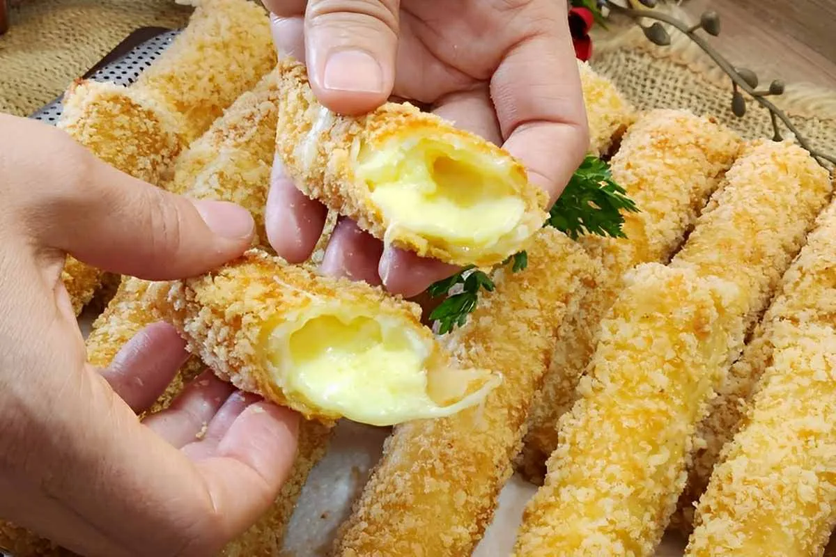 Cigarrete de 2 ingredientes feita com massa de pastel muito simples prática e deliciosa