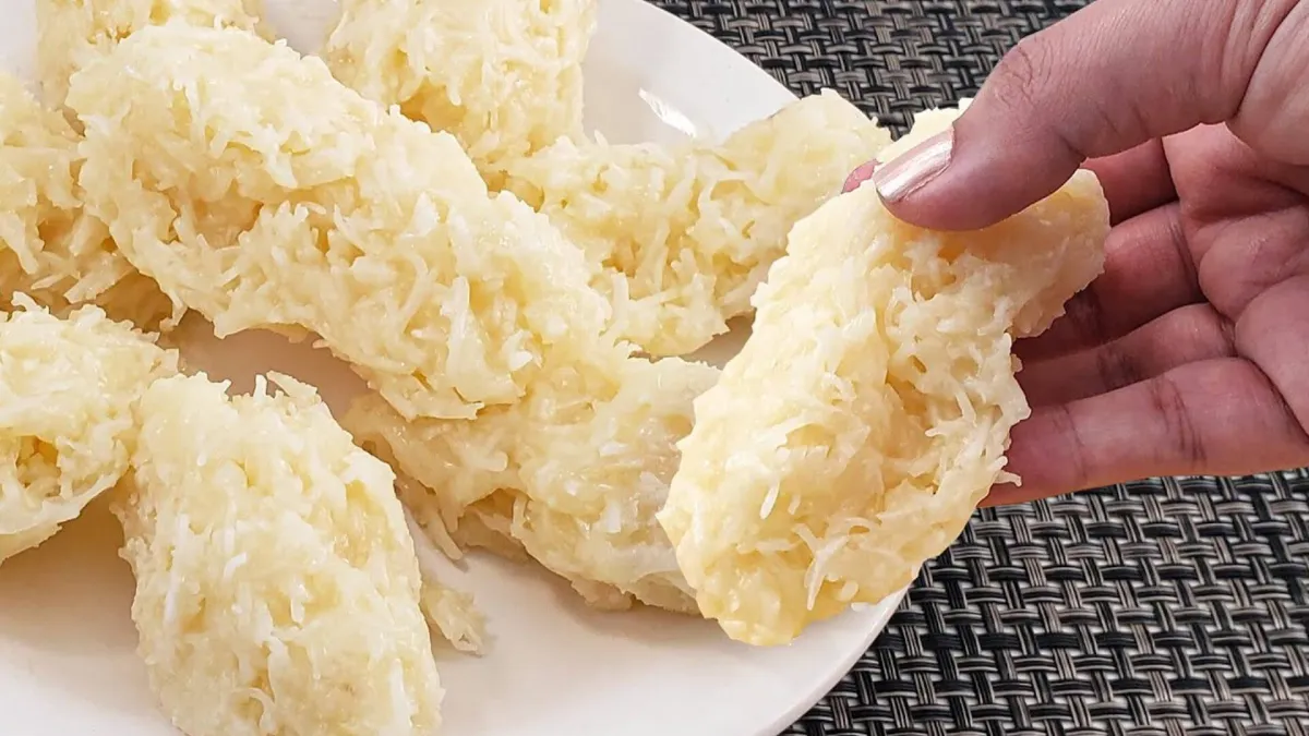 Cocada de leite condensado fácil de fazer e desmancha na boca de tão cremosa