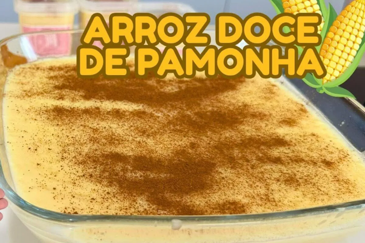 Como fazer arroz doce de pamonha cremoso e lucrativo para servir ou vender no copinho