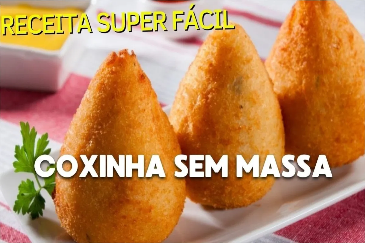 Como fazer coxinha sem massa que fica sequinha por fora e suculenta por dentro