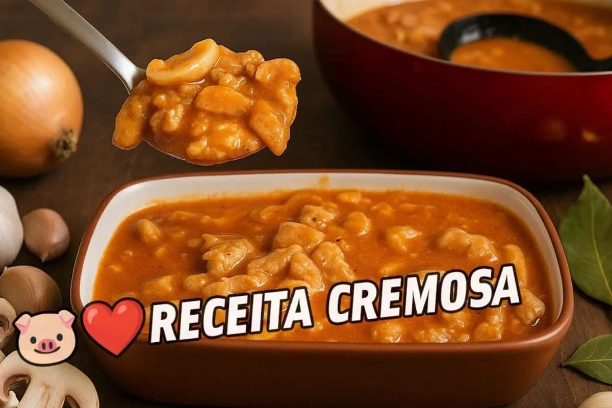 Como fazer estrogonofe de porco simples e rápido que vai deixar seu almoço perfeito