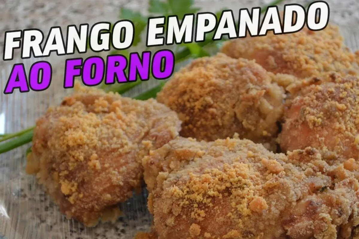 Como fazer frango empanado no forno: muito gostoso e fácil de fazer