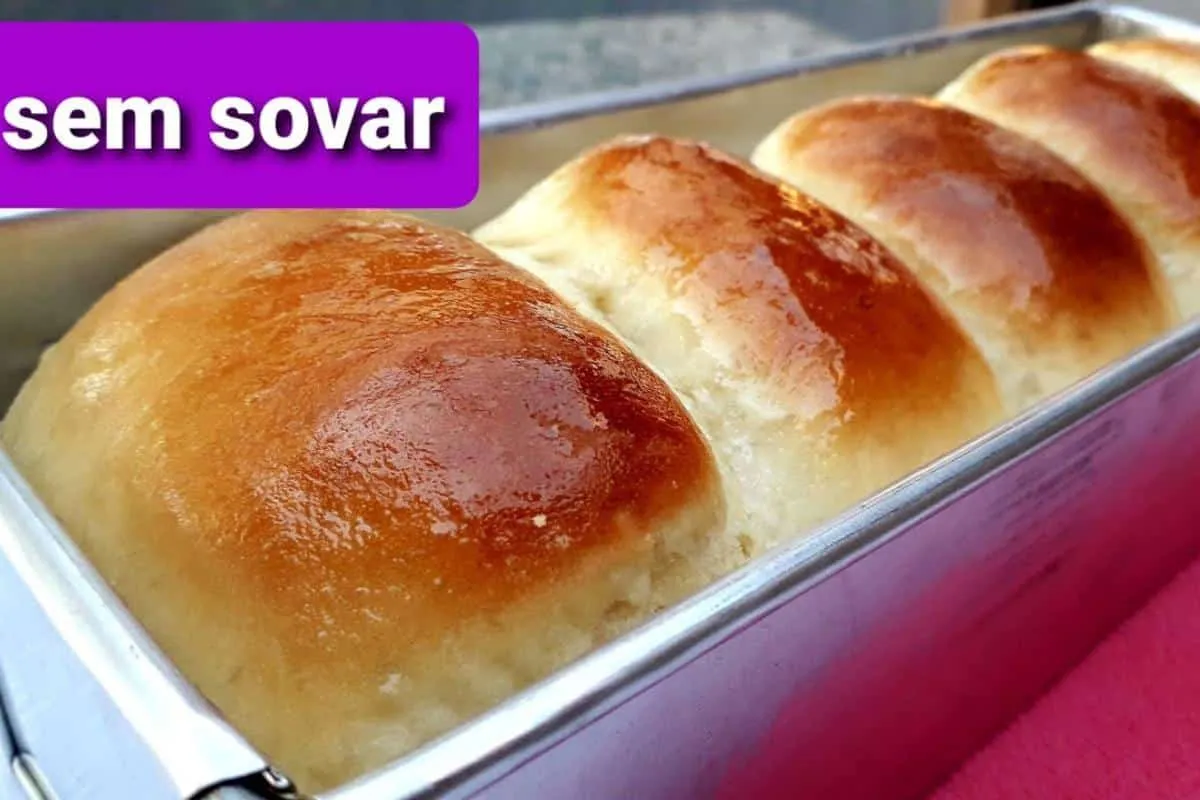 Como fazer pão caseiro sem sovar a massa para o café da manhã