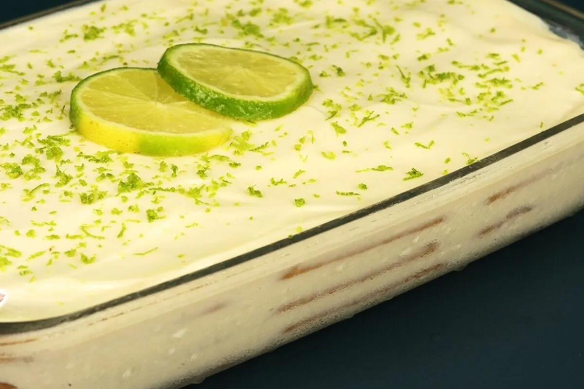 Como fazer pavê de limão fácil de liquidificador e sem gelatina, uma sobremesa deliciosa e sem mistério