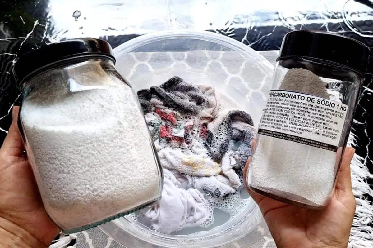 Como fazer percarbonato caseiro para facilitar a sua vida na hora desencardir roupa e pano de prato