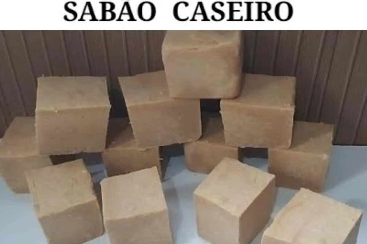 Como fazer sabão caseiro em barra com sapólio cremoso de um jeito super fácil