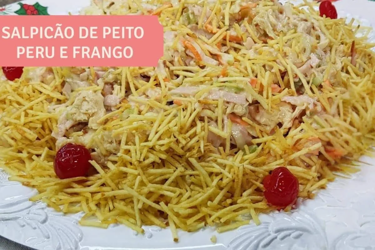 Como fazer salpicão de peito de peru para acompanhar o churrasco de natal