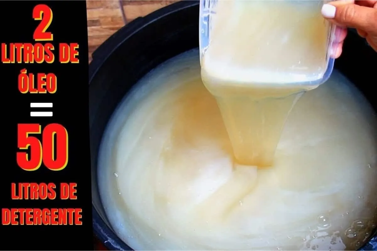 Como fazer um detergente caseiro com óleo usado que fica perfeito e espuma bastante