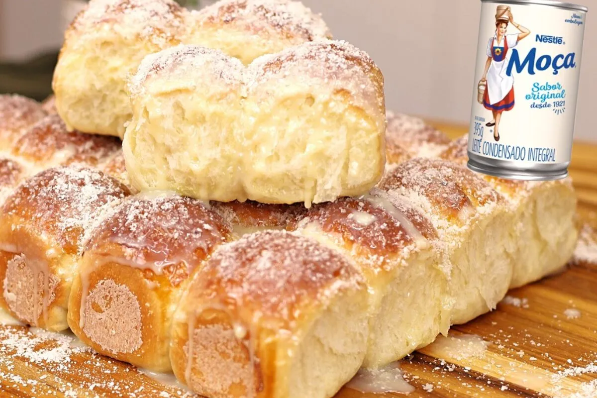 Como fazer um pão de leite condensado tão macio e cremoso que derrete na boca