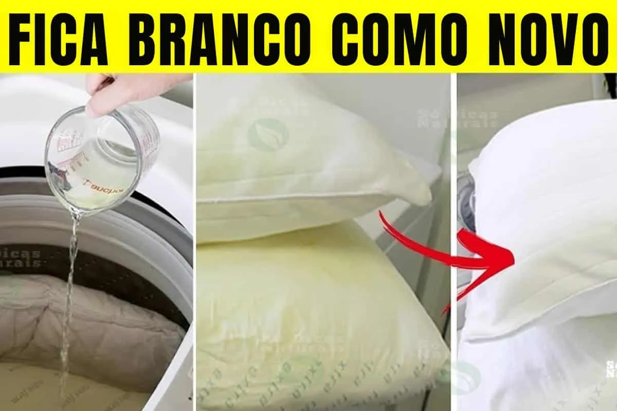 Como lavar travesseiro na máquina de lavar: dica para desencardir e tirar todas as manchas