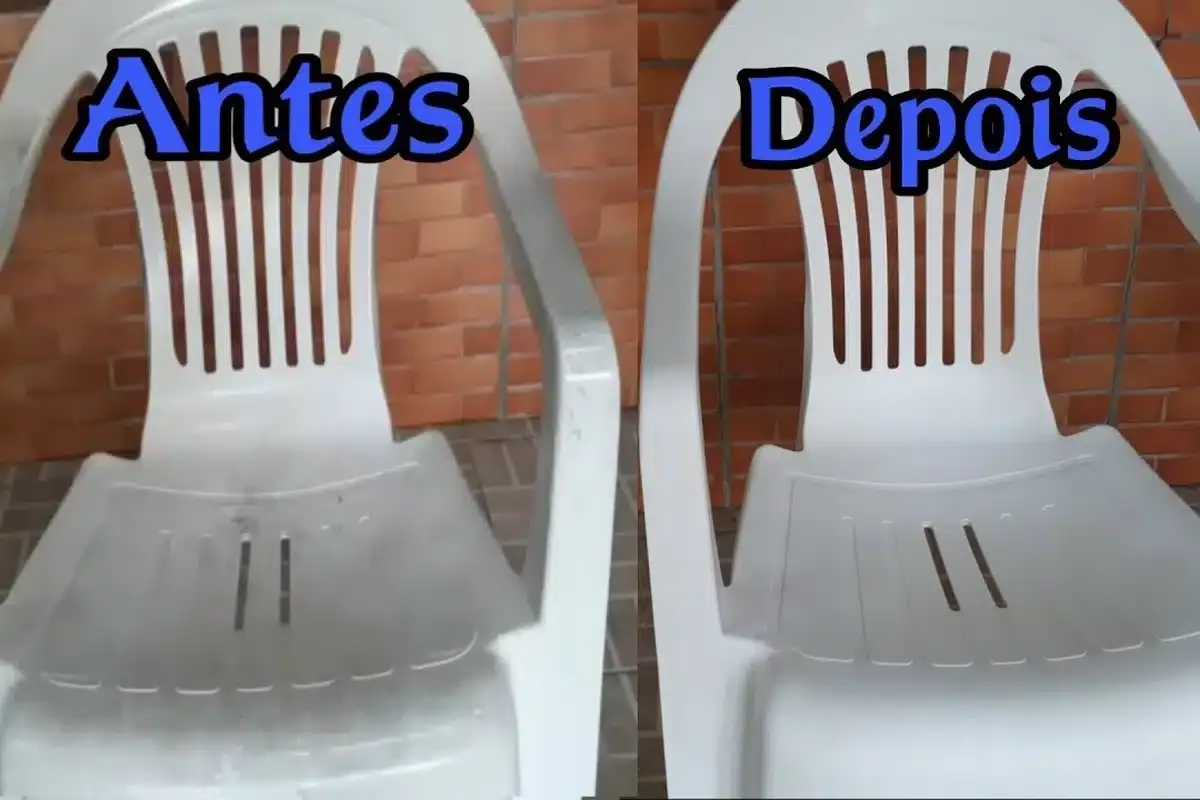 Como limpar cadeiras de plástico: fica parecendo que você acabou de comprar